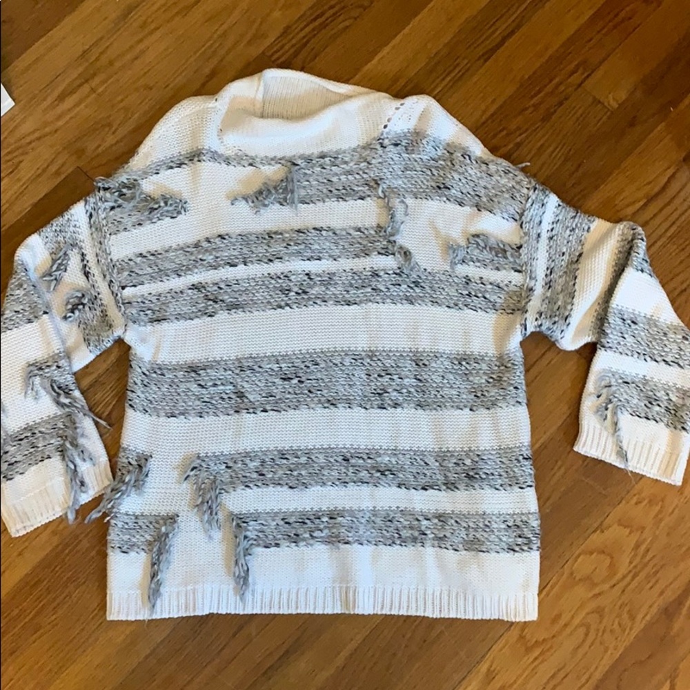 Super cute distressed sweater!!